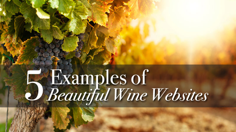 5 Examples of Beautiful Wine Websites