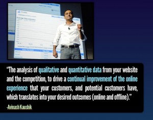 Avinash Kaushik Web Analytics Definition